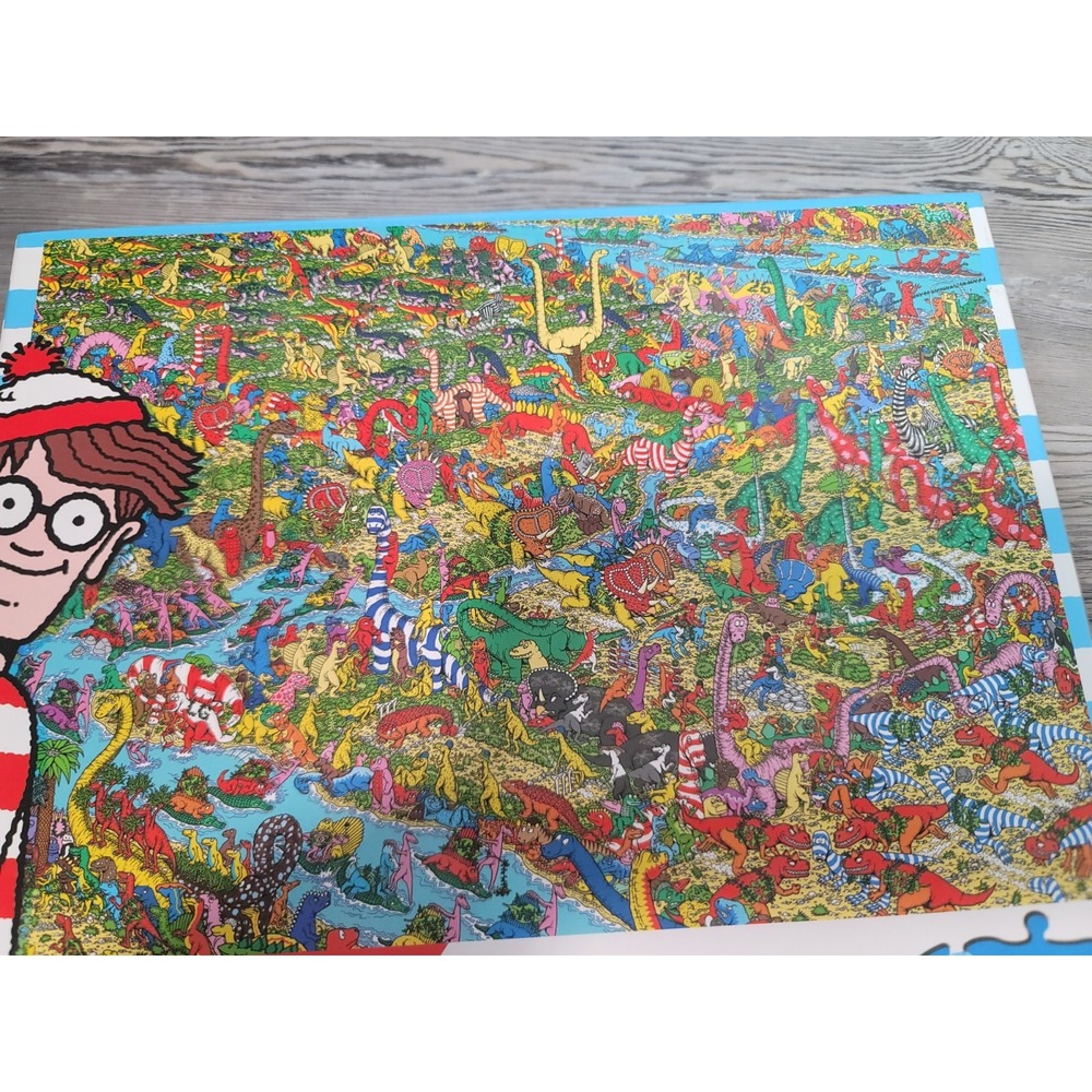 Aquarius Where's Waldo Wild West 1000 Piece Jigsaw Puzzle 20" x 28"